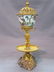 Victorian Gilt Metal And Chinese Ring Holder