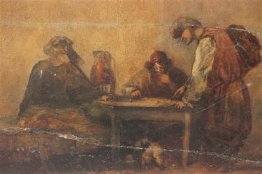 17th 18th C Dutch School Tavern Scene Oil Painting Jan 07 2019