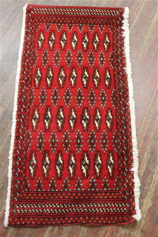 Red Persian Rug 3ft 5 X 1ft 9
