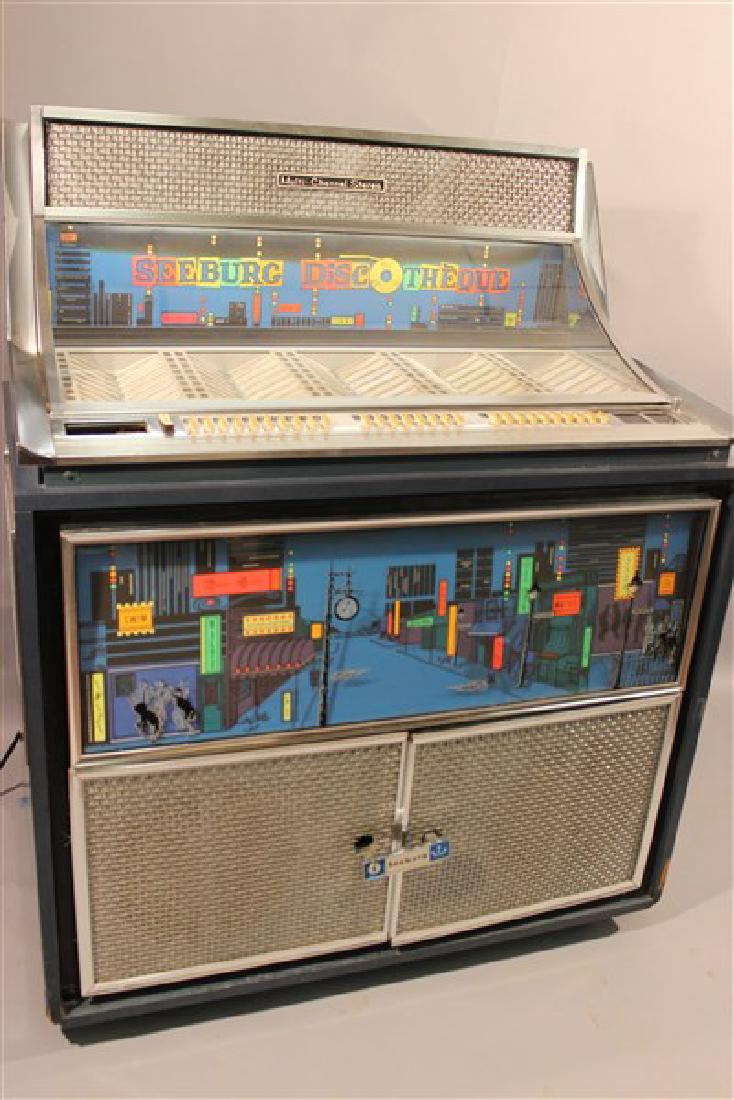 Seeburg Disc-Theque Juke Box: Seeburg Disc-Theque Juke Box. Dimensions: 51" X 40" X 23"