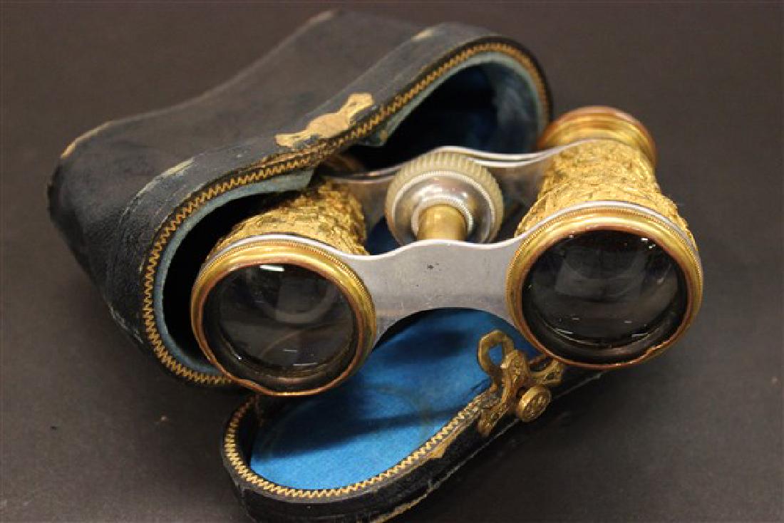 Rare Shourds, Storey & Casper Opera Glasses: Antique opera glasses by Shourds, Storey & Casper, Chicago.Dimensions: 4" X 2 1/2"