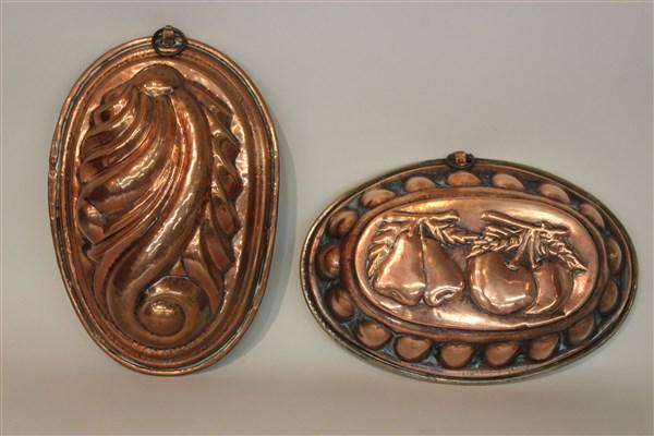 Two (2) Antique French Copper Molds (1 of 3)
