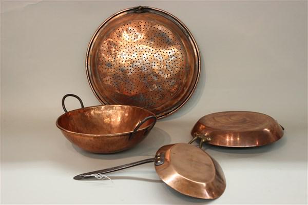 4pc. Antique Copper Cookware (1 of 5)