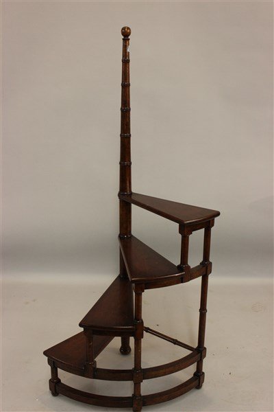 Mahogany Library or Bed Steps (1 of 2)