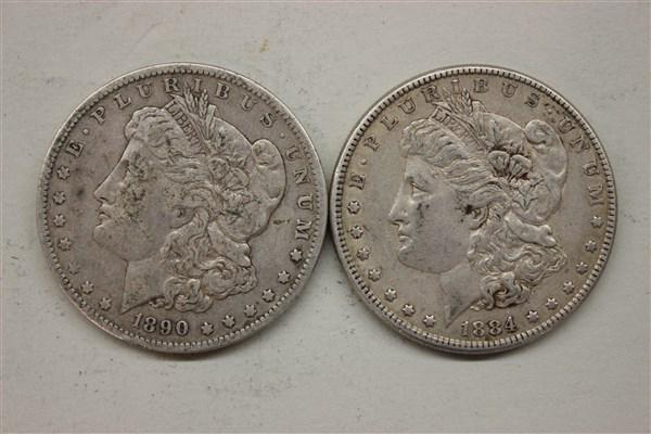 Two (2)  U.S. Morgan Silver Dollars (1 of 2)