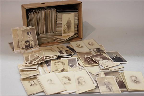 Approx. 300 + Old Collection Of CDV Cards (1 of 5)