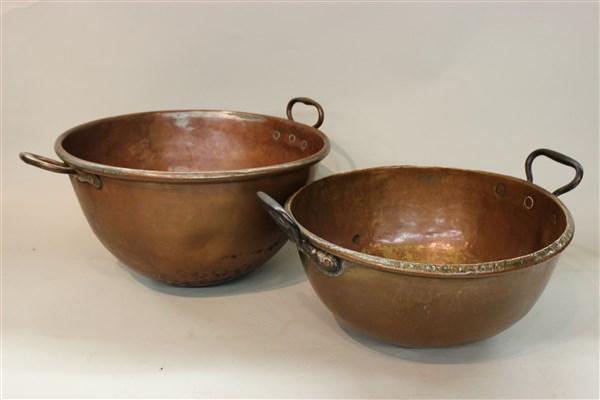 Two French Copper Bowls (1 of 5)