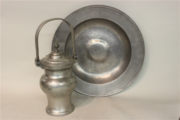 Pewter Canteen And Charger (1 of 5)