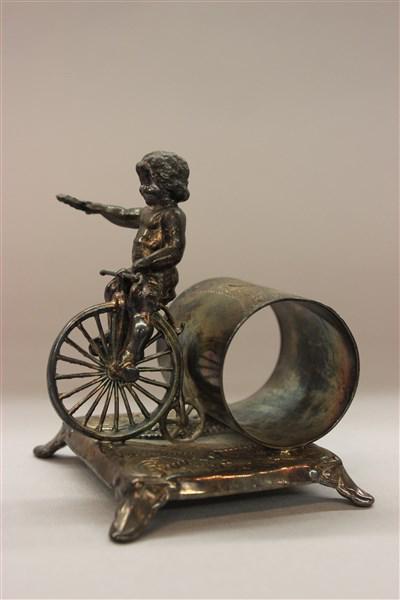 Victorian Silverplate Figural Napkin Ring (1 of 4)