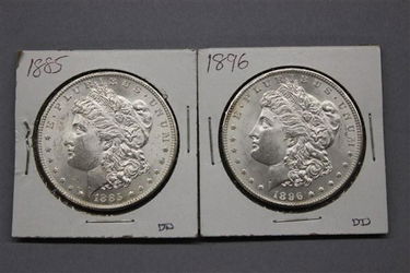 Two (2) U.S. Silver Morgan Dollars