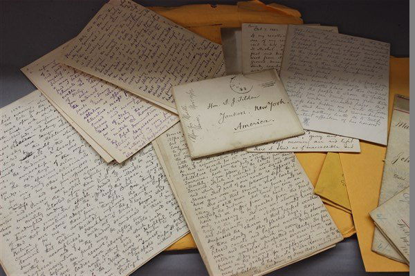 Manton Marble Letters to Samuel Tilden (1 of 4)