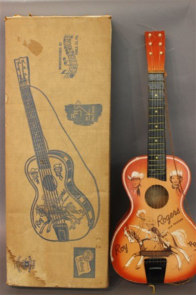 vintage toy guitar