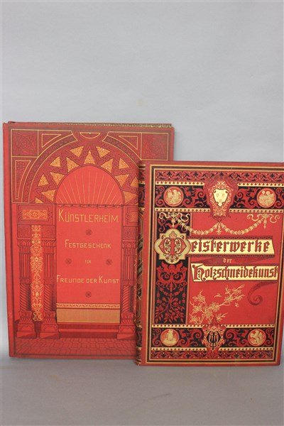 Two 19th c. German Art Books (1 of 8)