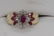 14k y.g. Ruby & Diamond Cocktail Ring