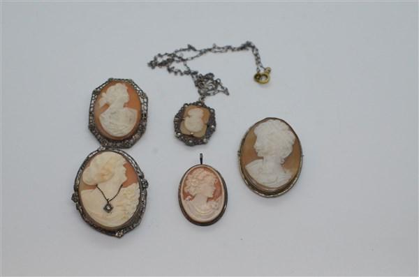 Grouping Of Victorian Cameos (1 of 3)