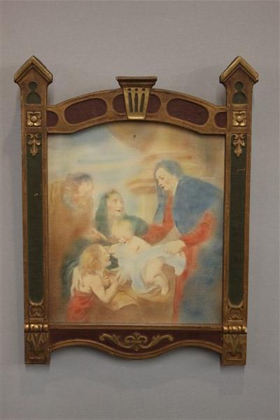 Italian Old Master, Madonna & Child, St. John Baptist (1 of 5)