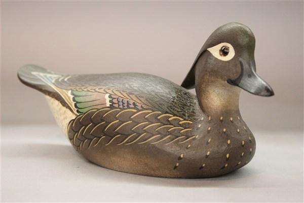 William H. Cranmer Wood Duck Decoy (1 of 3)