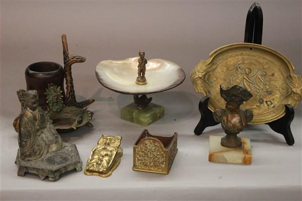Antique And Vintage Metalware, Desk Accessories (1 of 8)