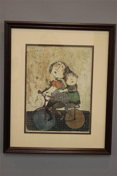 Graciela Boulanger Lithograph, "After School" (1 of 4)