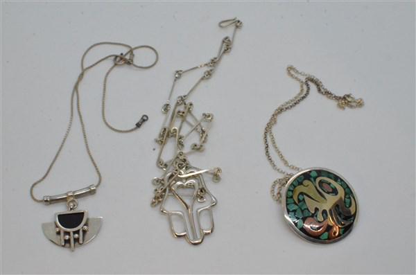 Sterling Silver Necklace Lot (1 of 2)