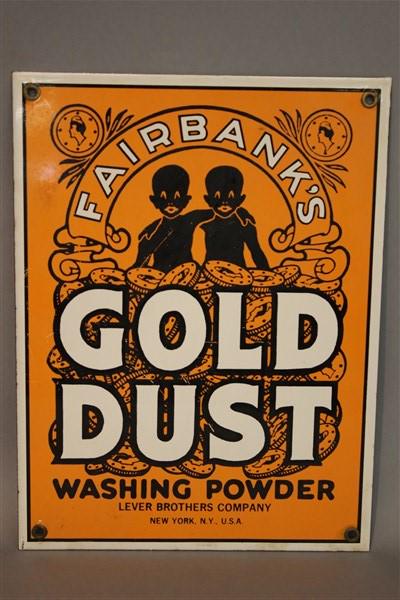 Fairbanks Gold Dust Washing Powder Enamel Sign (1 of 3)