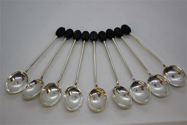 English Sterling Silver Demitasse Spoons (1 of 4)