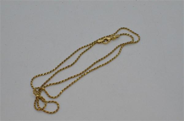 18k Yellow Gold 20" Necklace (1 of 1)