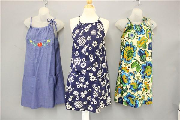 Three (3) 1960's Cotton Summer Dresses (1 of 6)