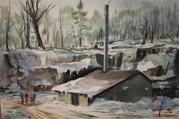 John Quell (American)  Mushroom Cave Wilderness (1 of 4)