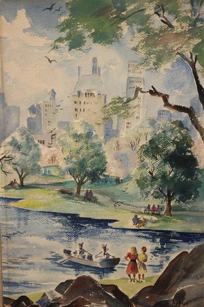 Lucille Hobbie (1915-2008) Central Park NYC 1949 (1 of 6)