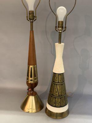 Two (2) Mid Century Modern Table Lamps (1 of 5)