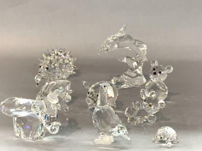 Nine Swarovski Glass Figurines (1 of 2)