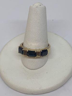 14k Blue Sapphire Ring (1 of 4)