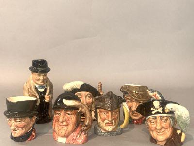 Royal Doulton Miniature Toby Mugs (1 of 4)