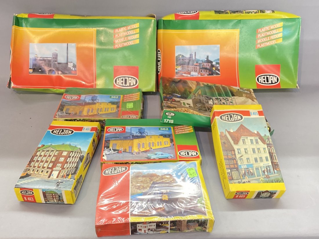 Eight (8) Piece Heljan HO Model Kit Lot: Eight (8) Piece Heljan HO Model Kit LotUnused models. Boxes in all lots in this auction are not perfect.