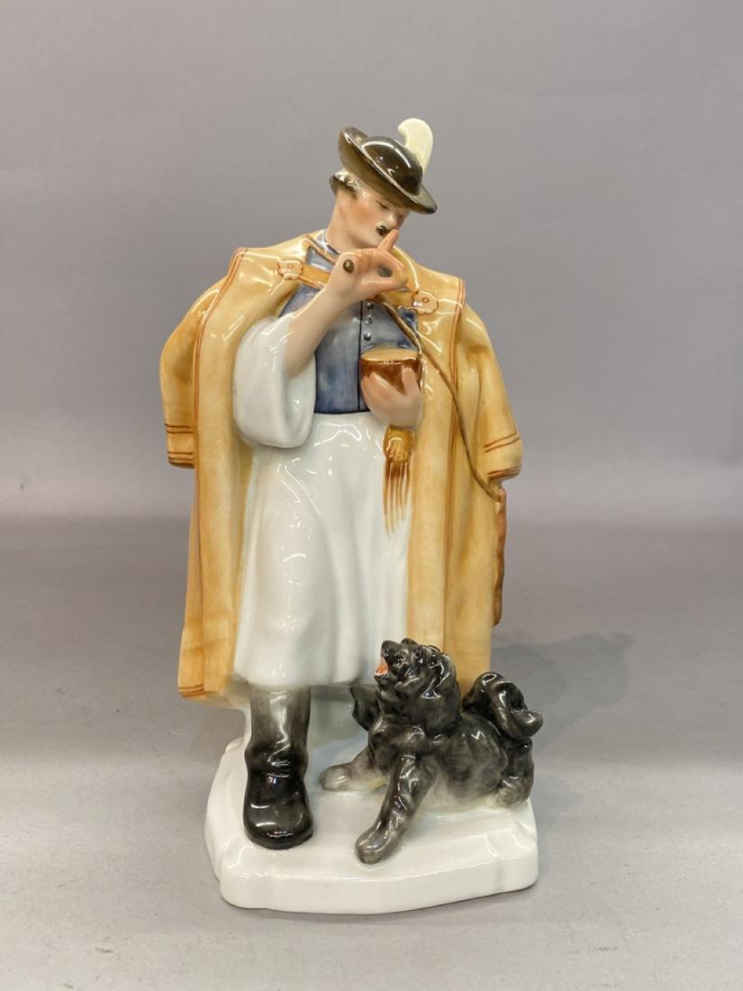 Antique Porcelain Herend, Hungarian Statue (1 of 4)