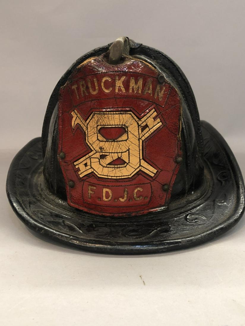 Antique Leather Fireman's Helmet (1 of 5)