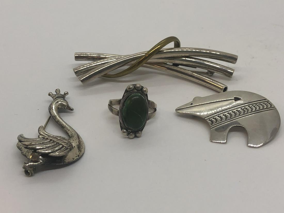 Sterling Silver Jewelry Lot  1.3oz (1 of 4)