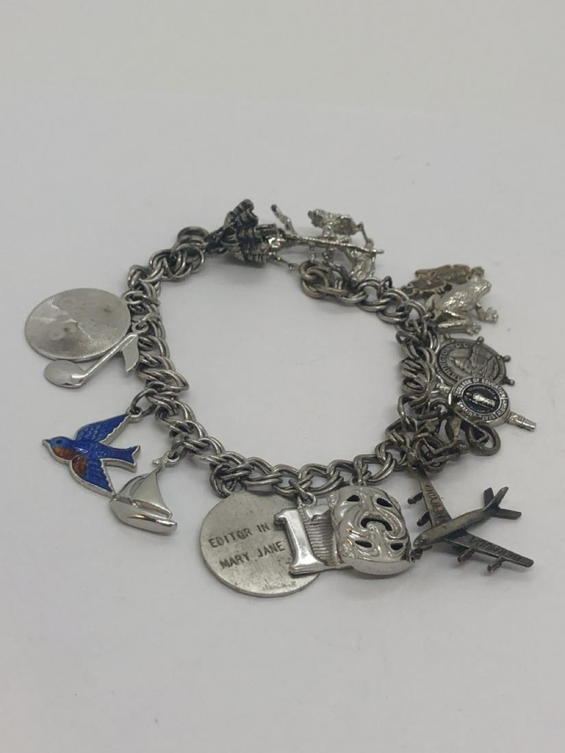 Sterling Silver Charm Bracelet (1 of 4)