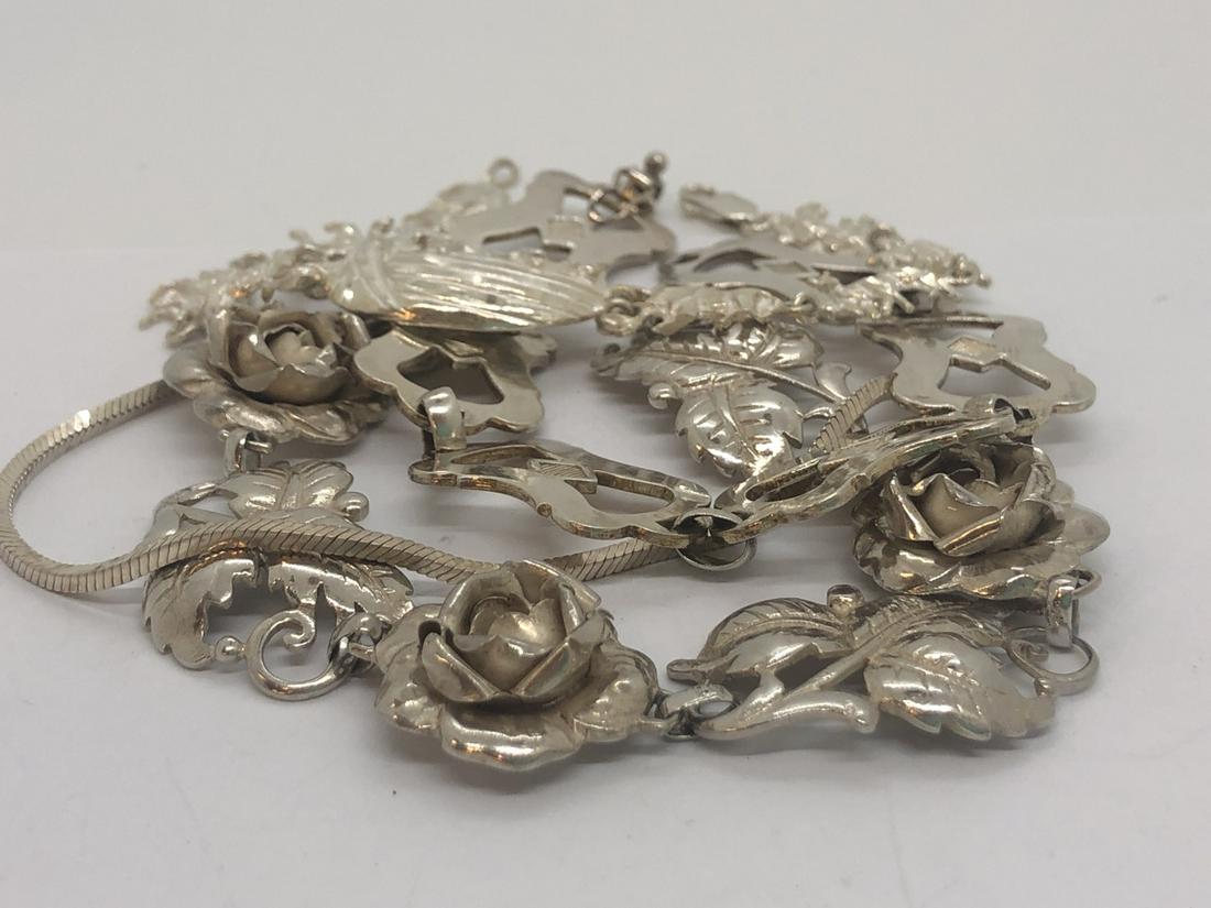 Four (4) Estate Sterling Silver Bracelets Lot (1 of 4)