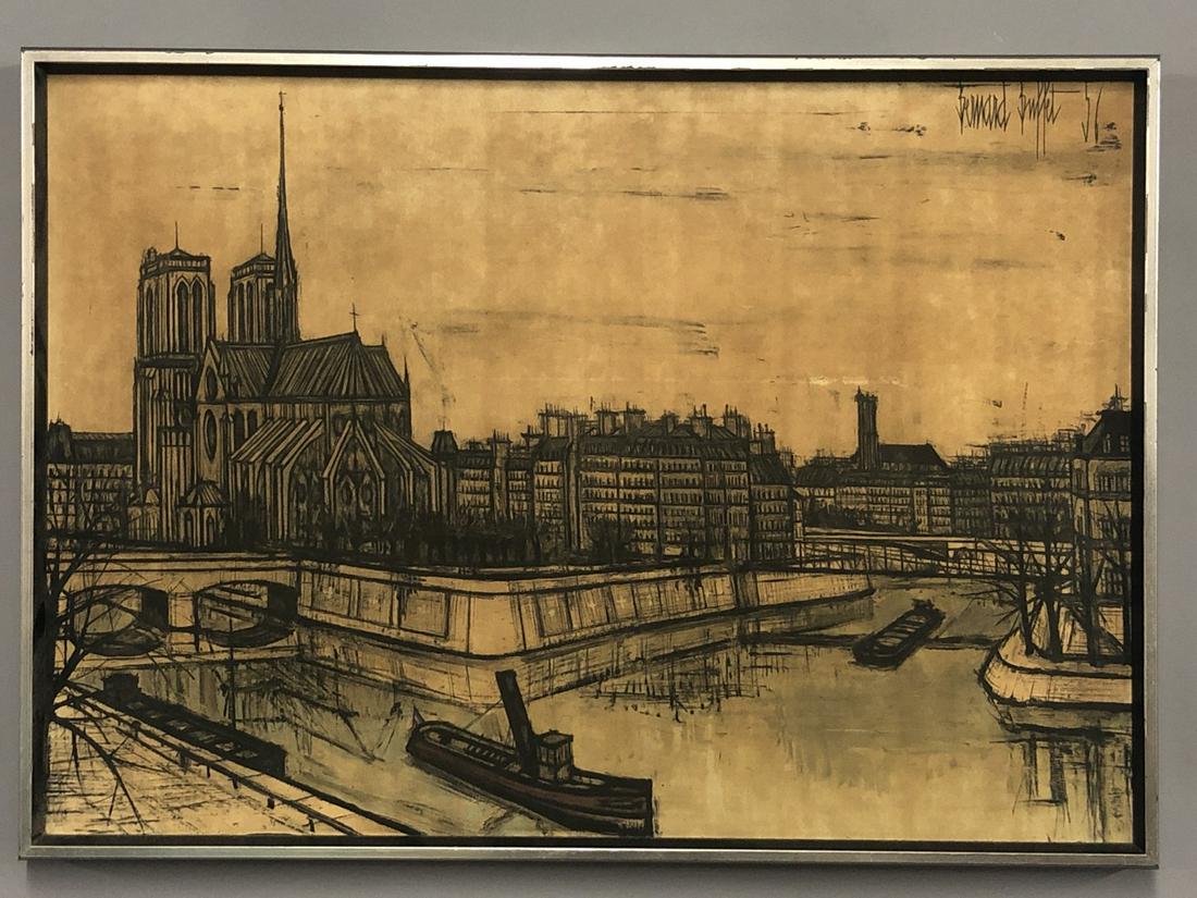 "La Citi" Bernard Buffet 1970's Print (1 of 3)