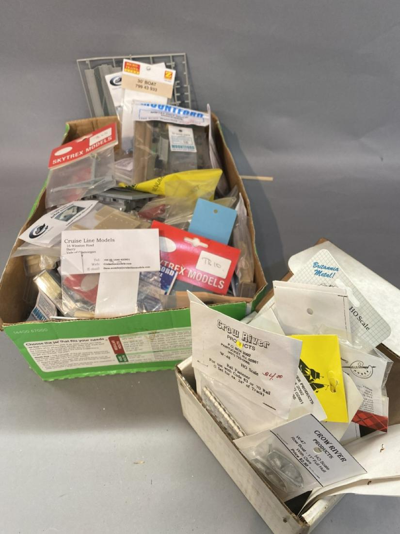 Precision Ship Models And Accessories: 100 + piece ship model accessories vintage new old stock in packages including 1/1200 scale 1/1250 scale HO scale SkyTrex Mountford , OGKLING, Crow River products, Cruise Line Models etc.