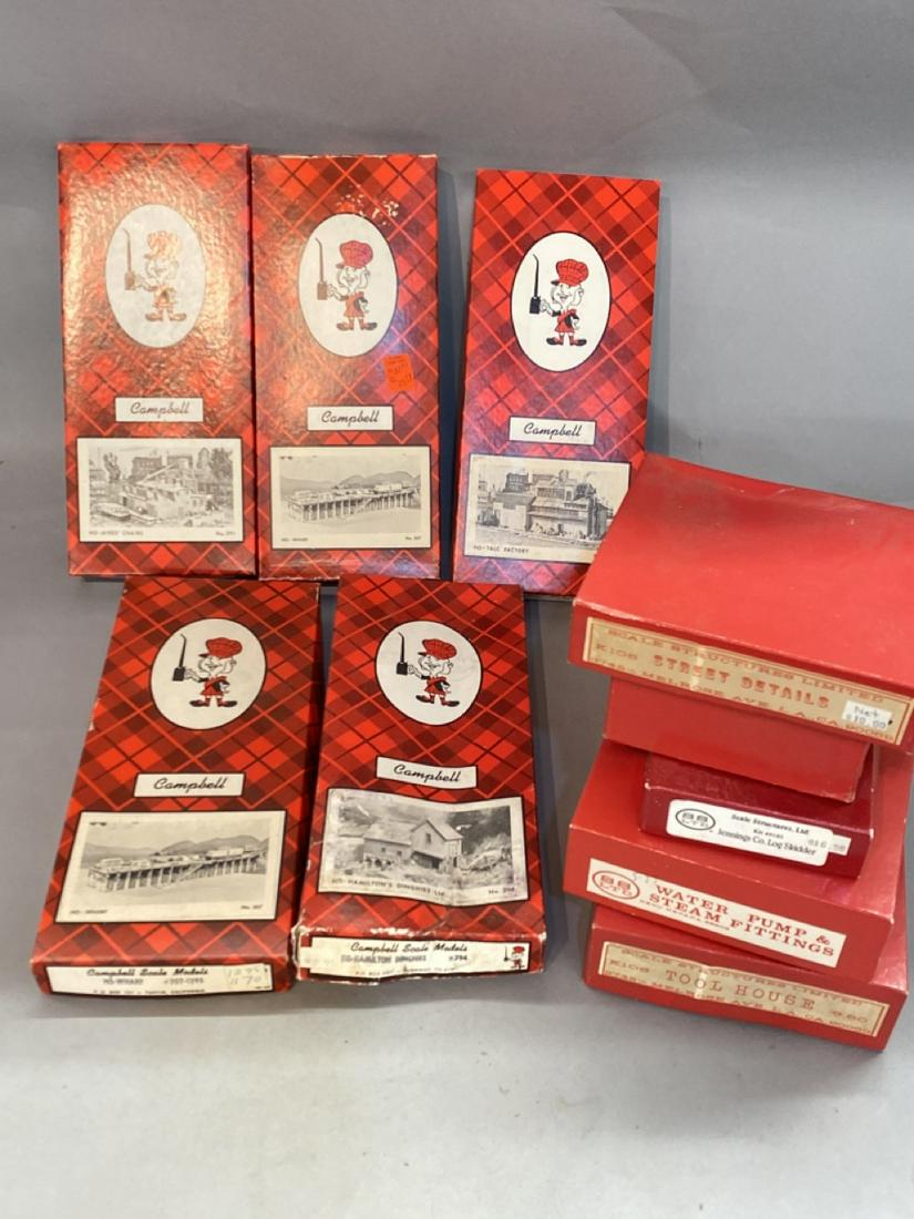 Campbell Scale Models & Scale Structures LTD. HO Models: Campbell Scale Models & Scale Structures LTD. HO ModelsPlease note all model lots are undone however boxes may show wear and tear, rips or discoloration. Please see photograph preview or call.