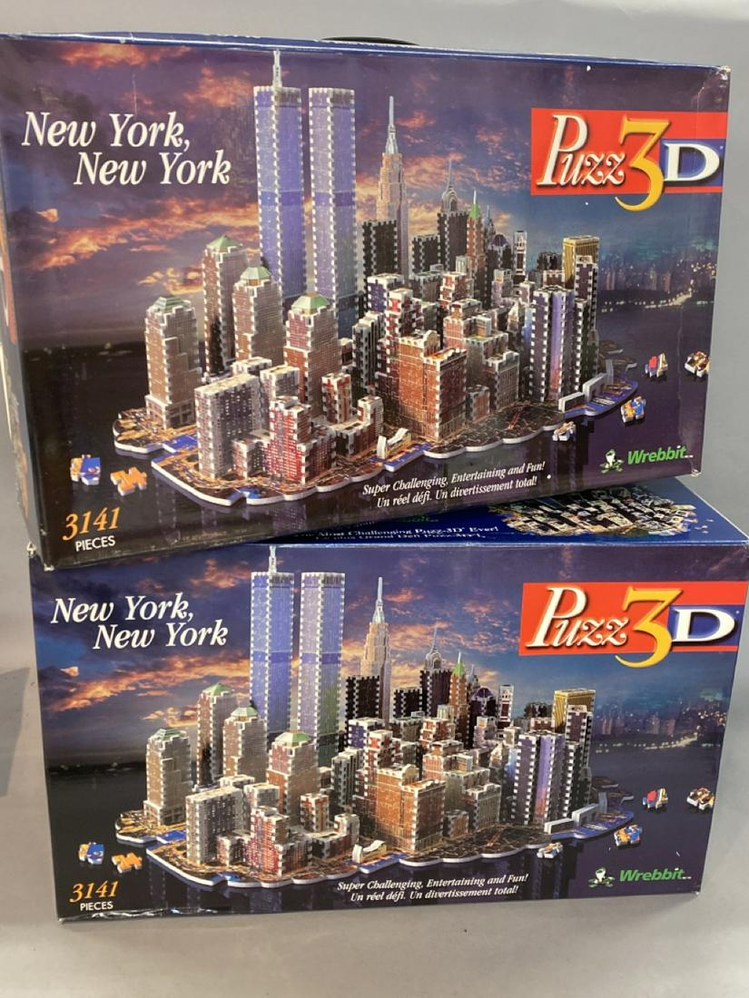 3D Puzzles New York New York by WREBBIT: 3D Puzzles New York New York by WREBBIT, Unused. Two Quantity.