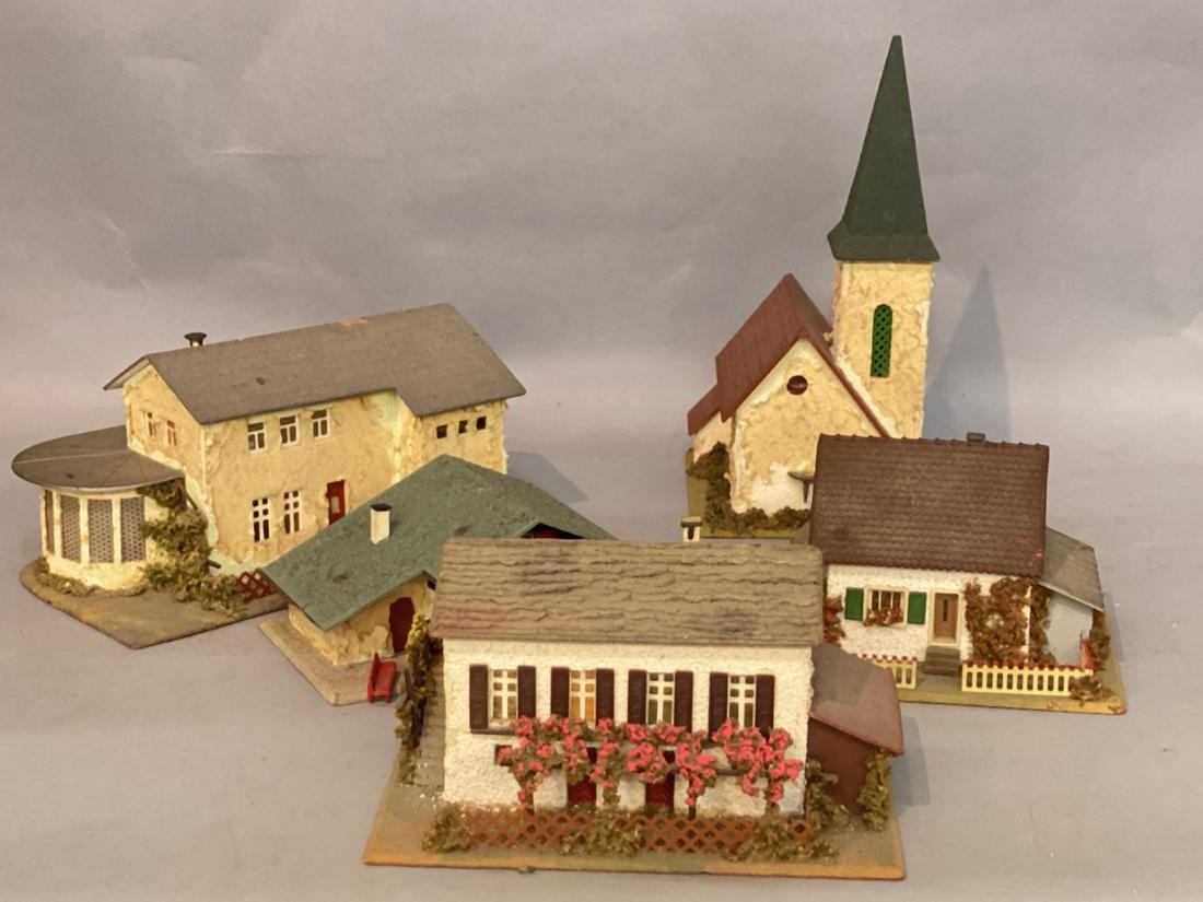 Vintage Faller HO Scale Train Layout Buildings: Vintage Faller HO Scale Train Layout Buildings