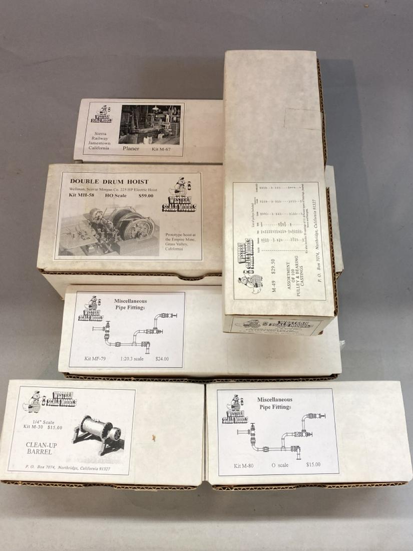 Six (6) Western Scale Models Kits for HO and O scale: Six (6) Western Scale Models Kits for HO and O scale