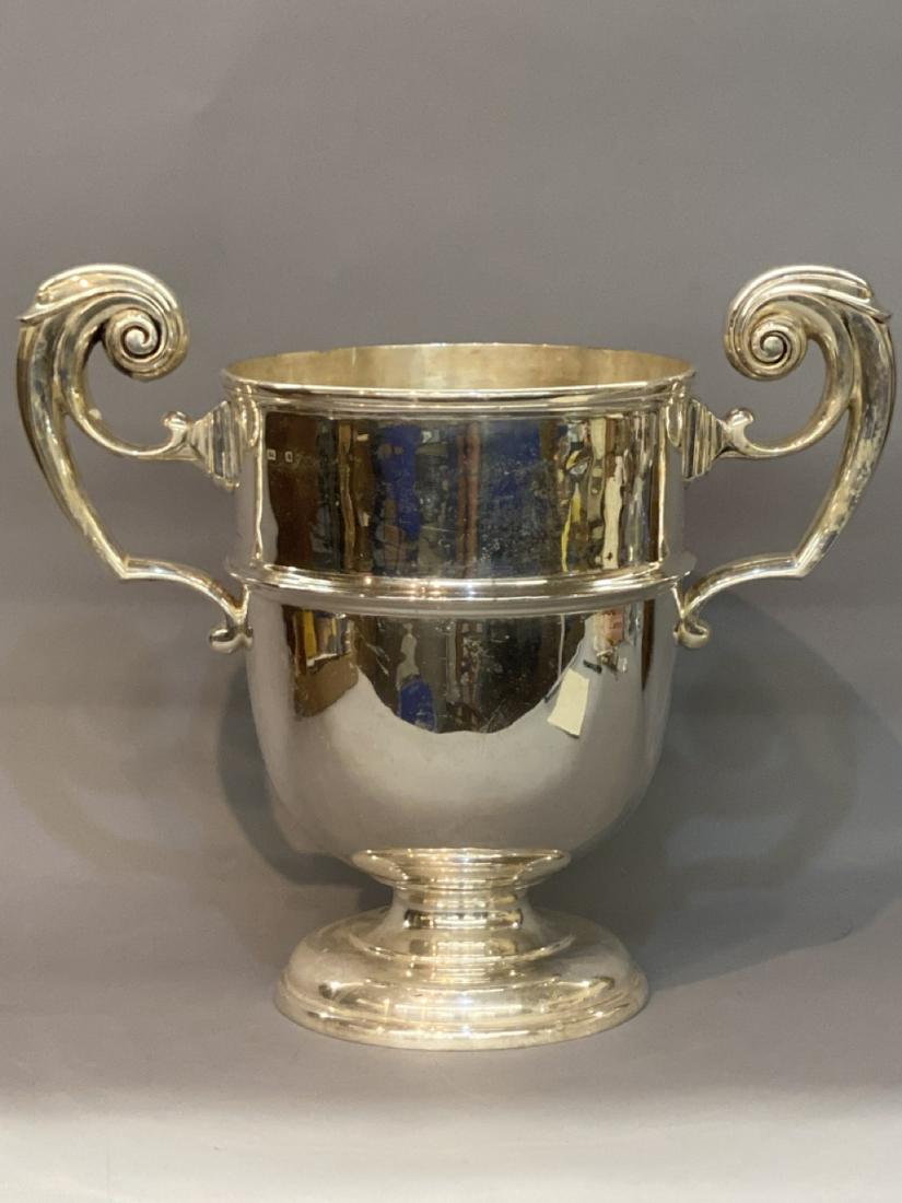 Monumental English Elkington Sterling Silver Vase (1 of 7)