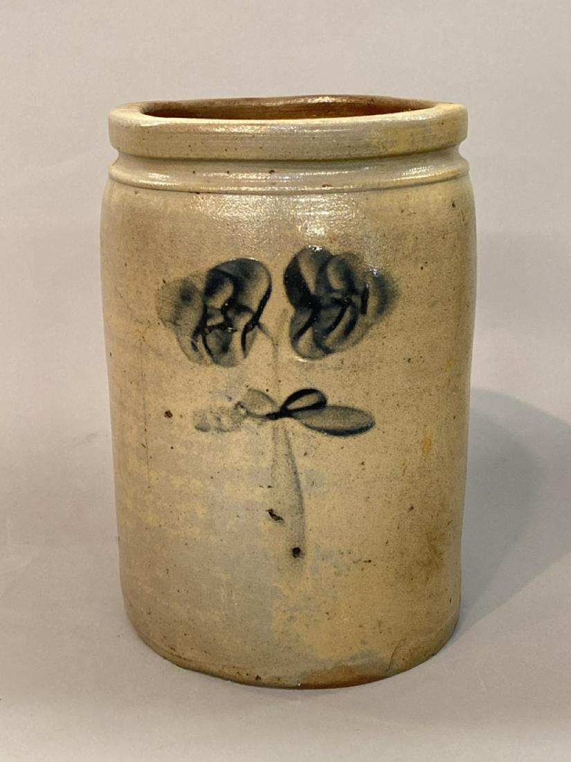 Cobalt Blue Decorated Crock (1 of 5)