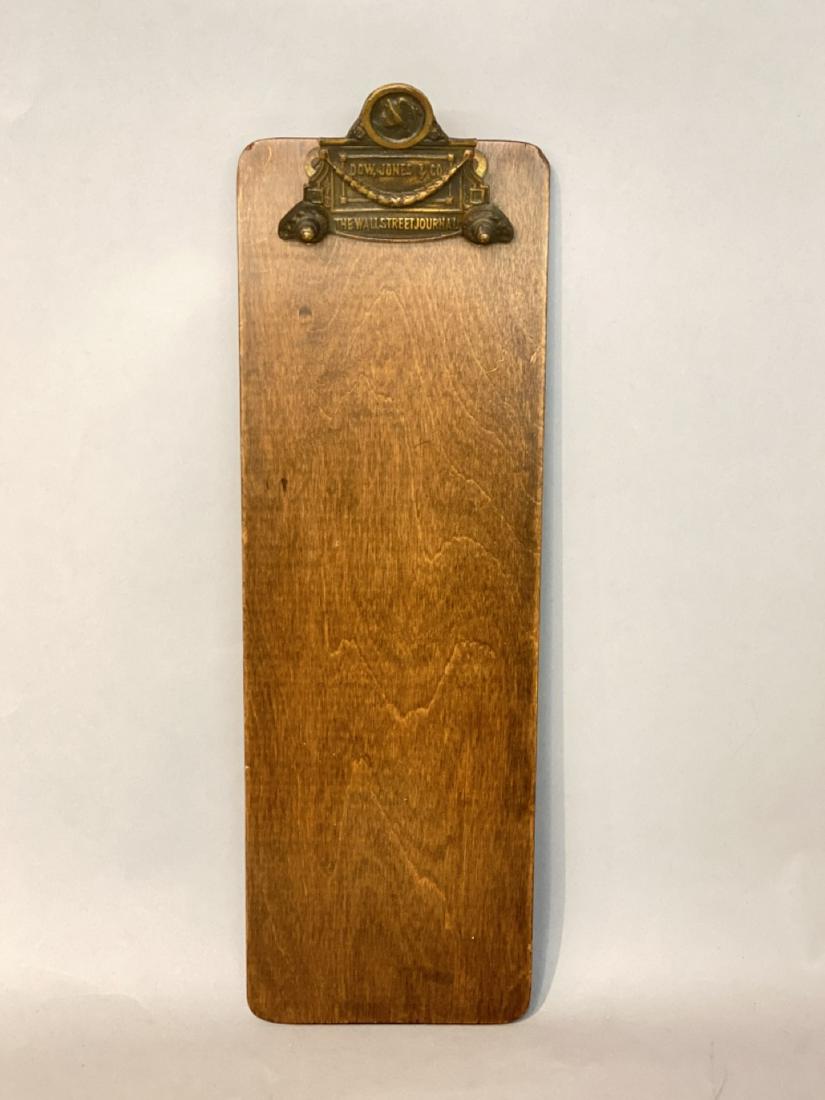 Antique Ticker Tape Size Advertising Clipboard (1 of 3)