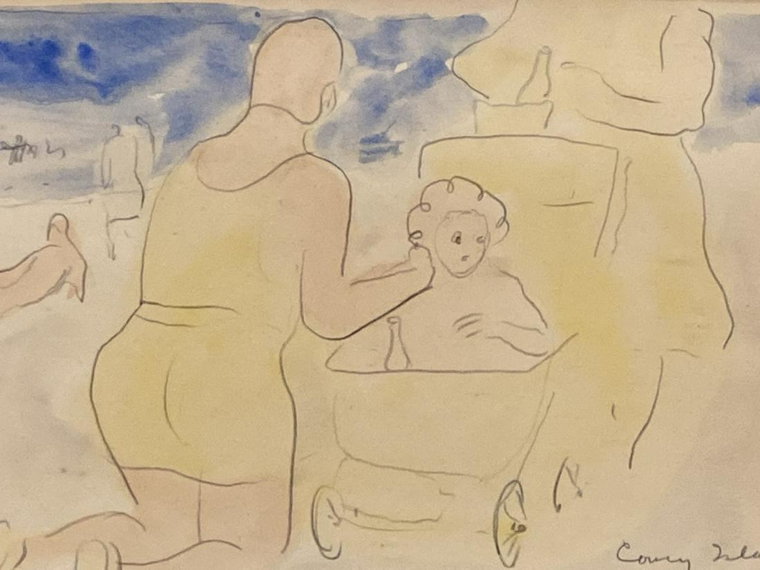1926 Dated Coney Island "Bathers" (1 of 5)